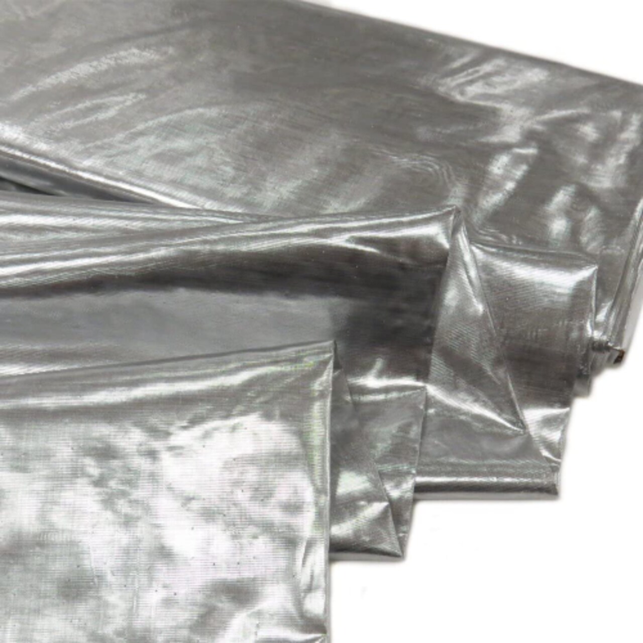 1 Yard Silver Nylon Metallic Tissue Lame Fabric 60 Inches Wide Sparkle for Events, Costumes, & High-Shine Crafts